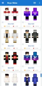 Boys Skins for Minecraft PE 3